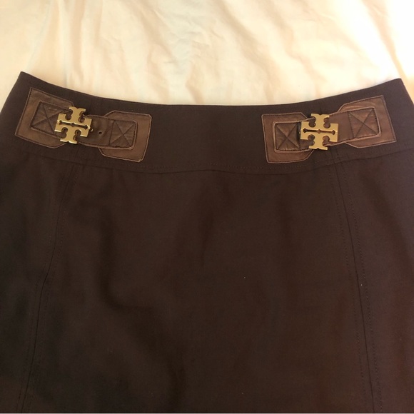 Brown Tory Burch Pencil Skirt - Picture 3 of 10